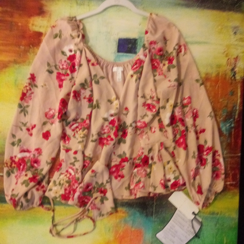 Leith Wrap Around Blouse 1x